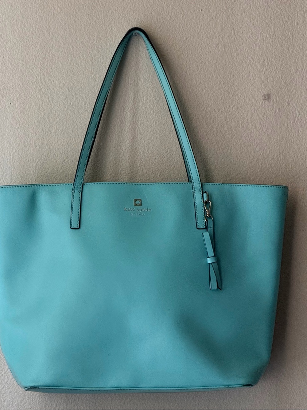 kate spade Turquoise Leather Tote